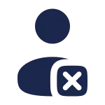 User Cross SVG Icon